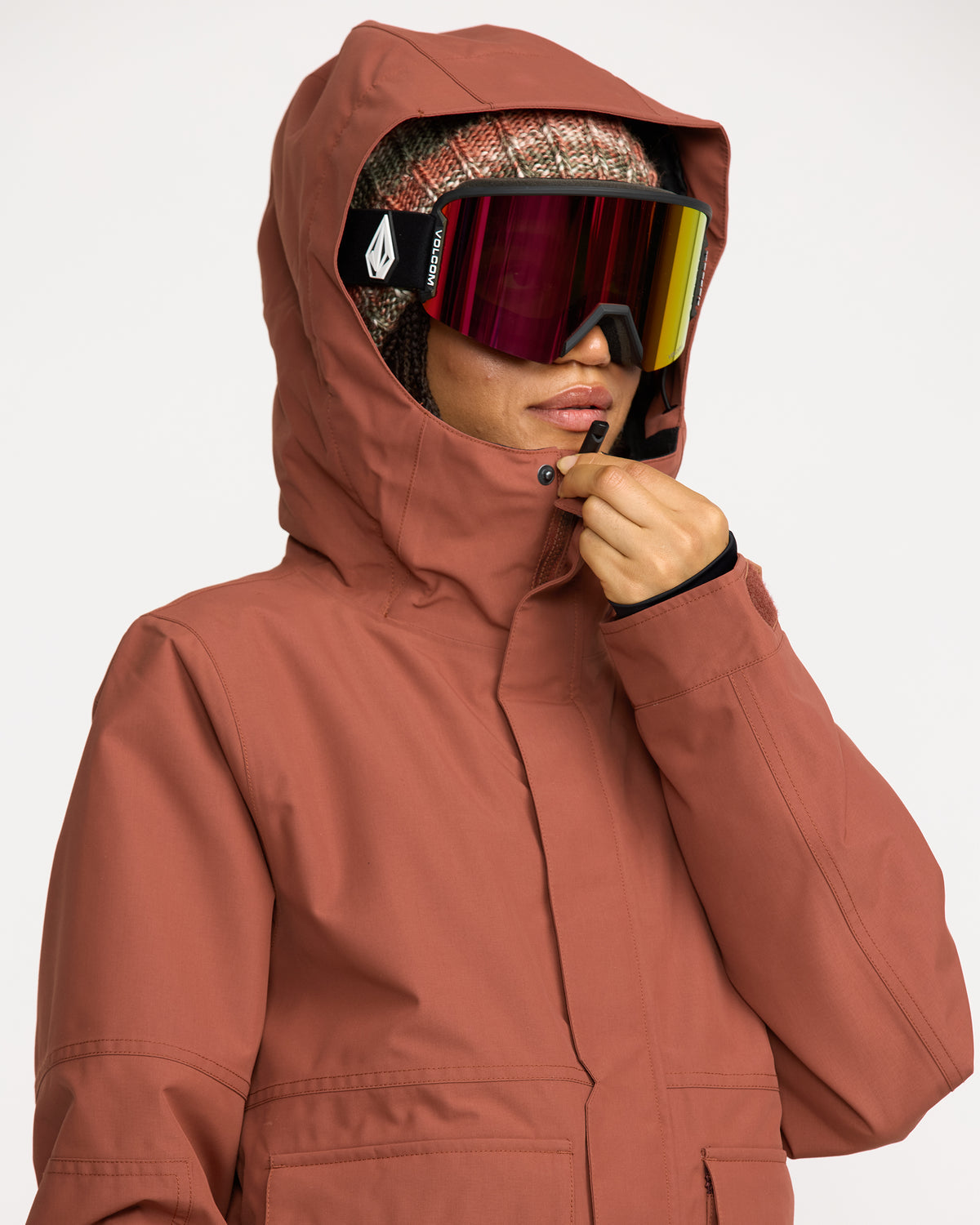 Women's Qc Cruiser Insulated Parka Henna - Volcom