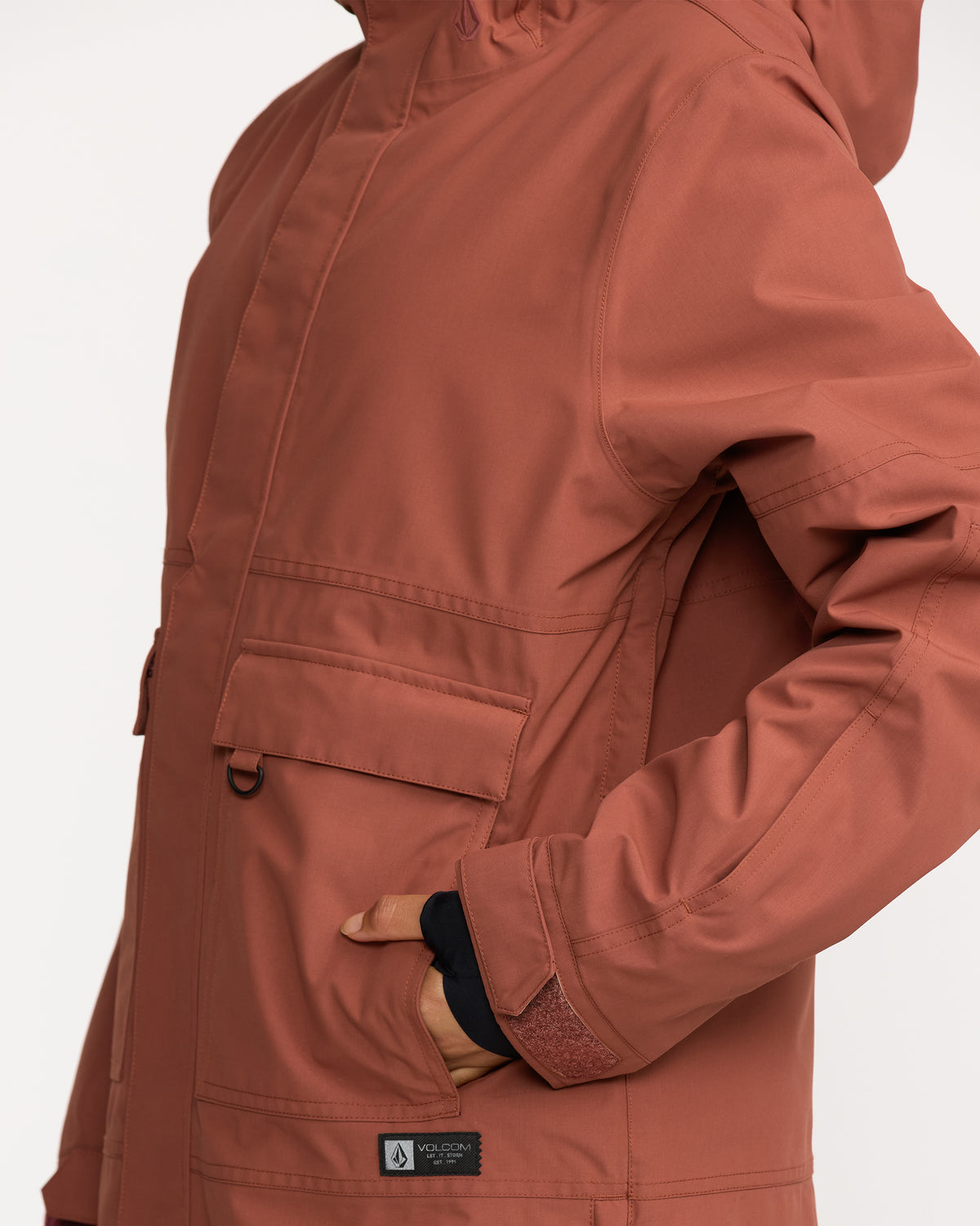 Women's Qc Cruiser Insulated Parka Henna - Volcom