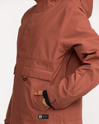 Women's Qc Cruiser Insulated Parka Henna - Volcom