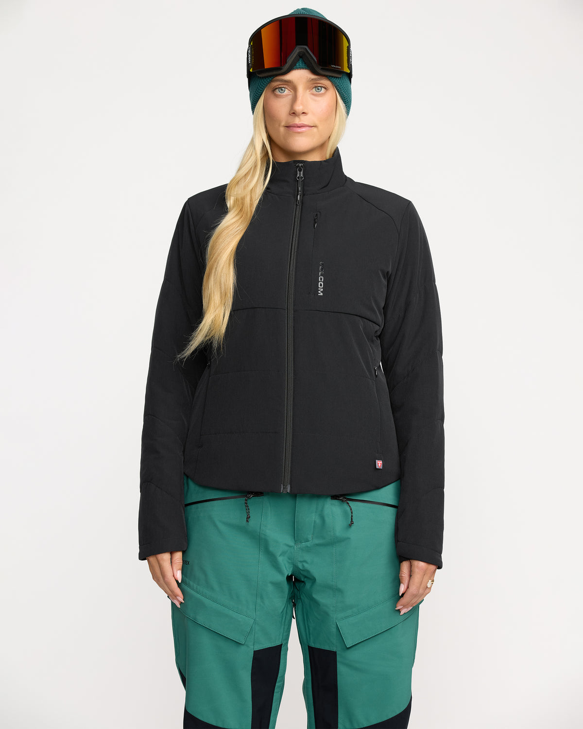 Women's Evergreen Full Zip Jacket Black - Volcom