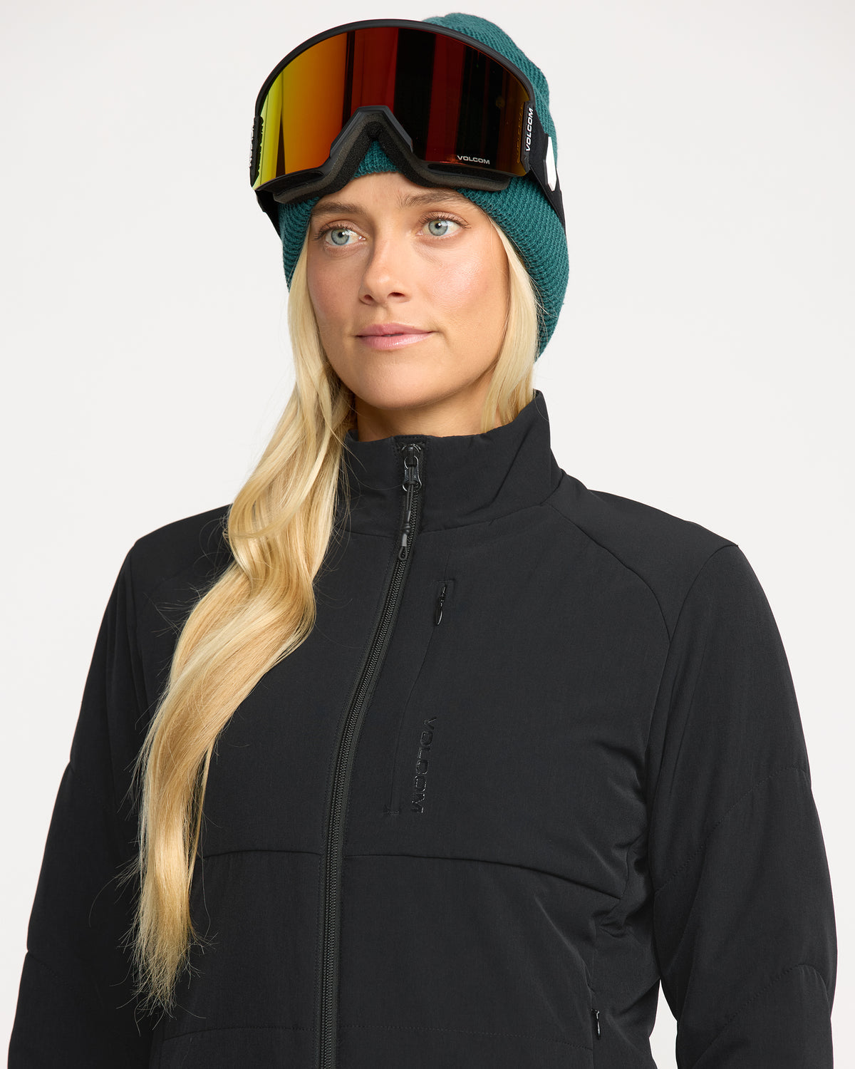 Women's Evergreen Full Zip Jacket Black - Volcom