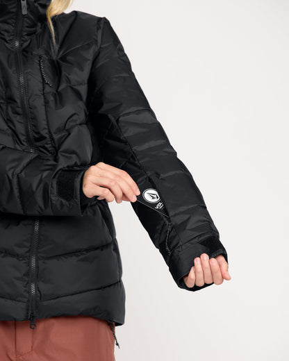 Women's Estes Puff Jacket Black - Volcom