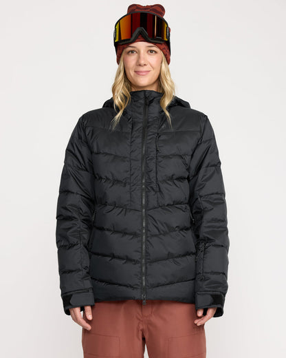 Women's Estes Puff Jacket Black - Volcom