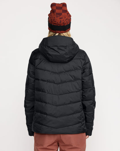 Women's Estes Puff Jacket Black - Volcom