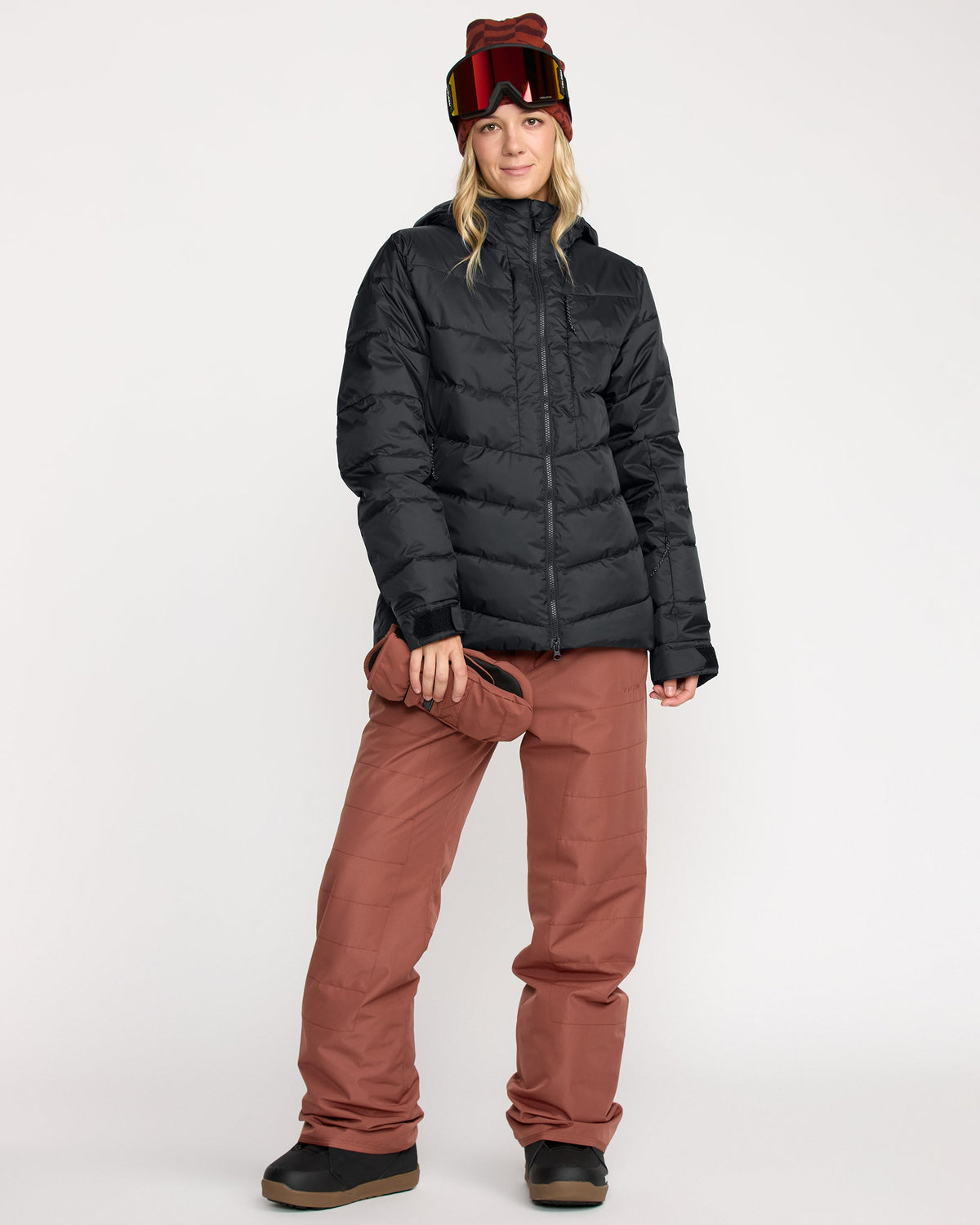 Women's Estes Puff Jacket Black - Volcom