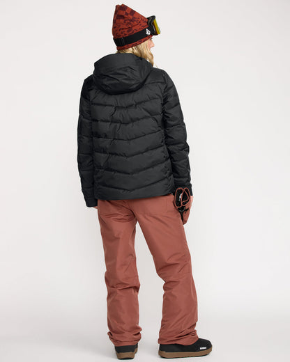 Women's Estes Puff Jacket Black - Volcom