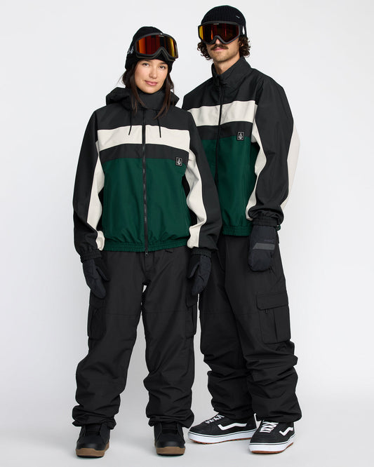 DLM Jacket Black Green - Volcom