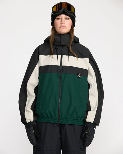 DLM Jacket Black Green - Volcom