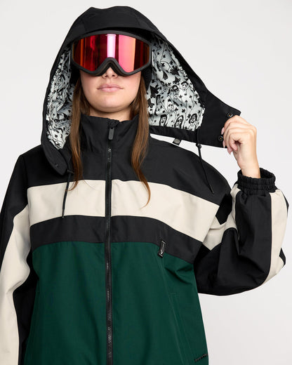 DLM Jacket Black Green - Volcom