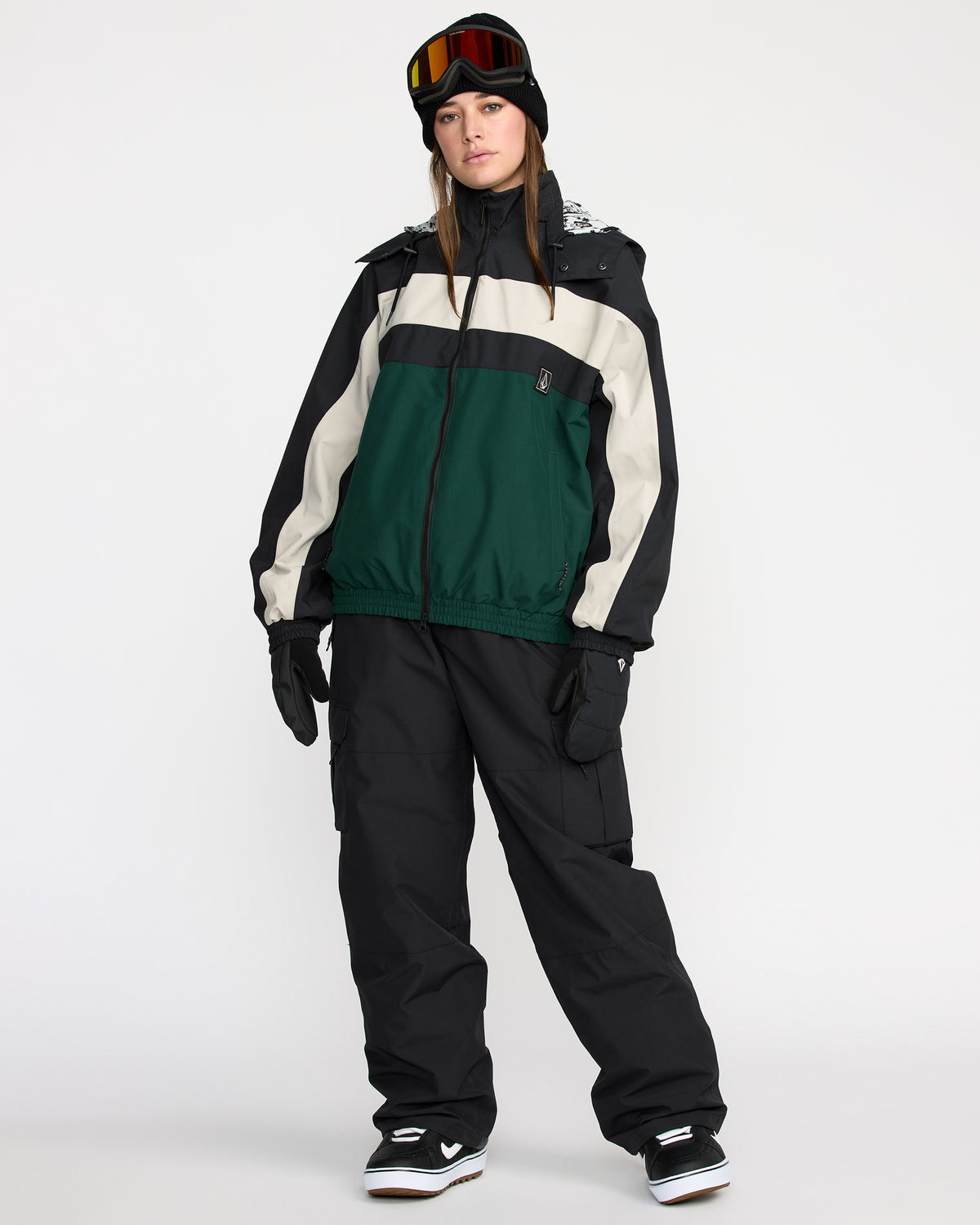 DLM Jacket Black Green - Volcom