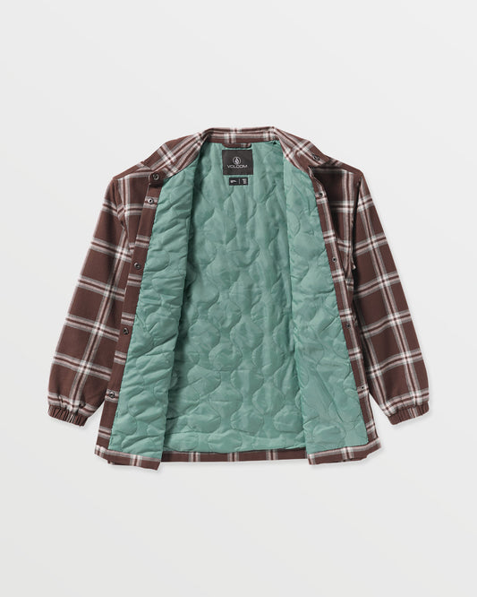 Women's Ins Riding Flannel Jacket Oxblood - Volcom