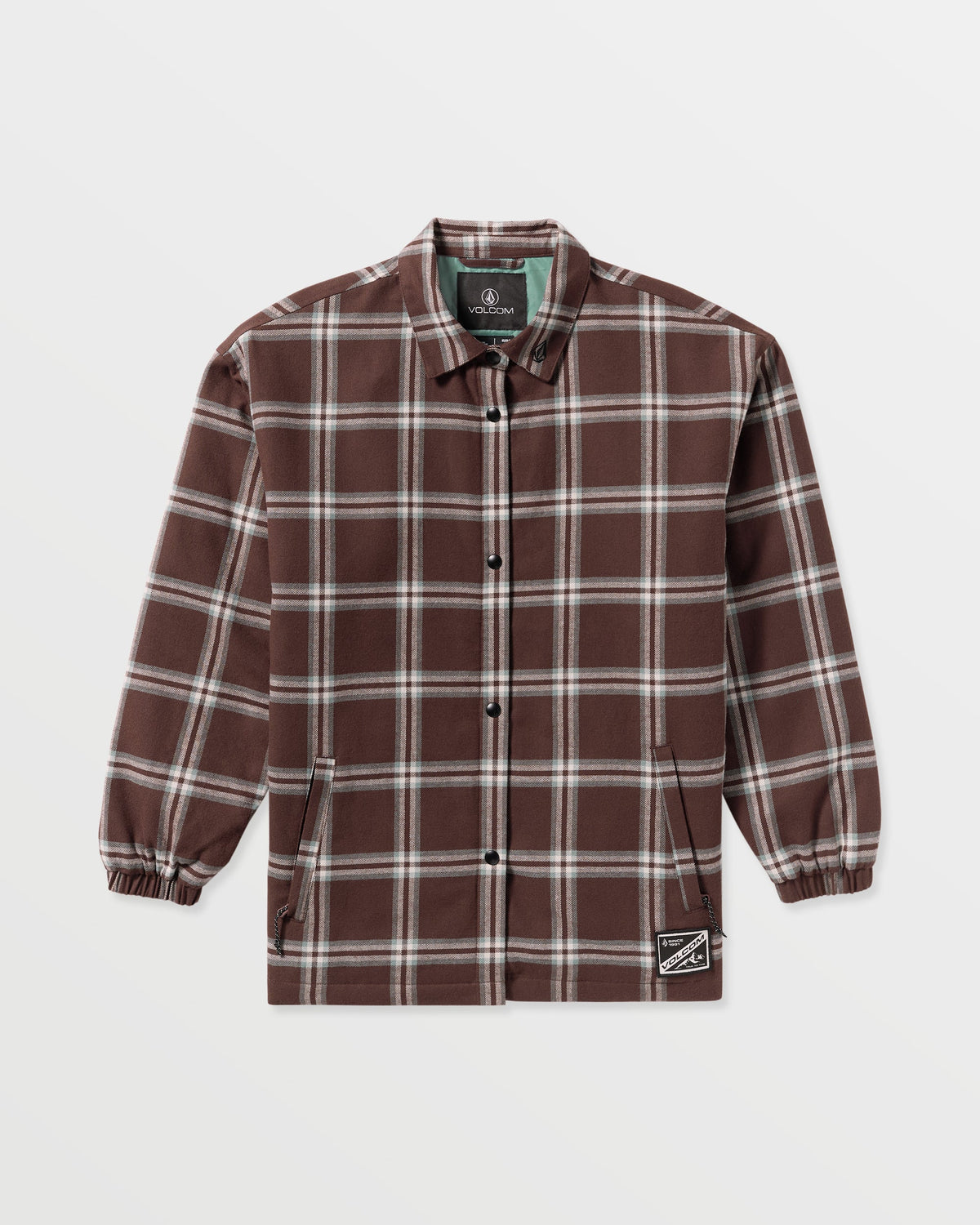 Women's Ins Riding Flannel Jacket Oxblood - Volcom