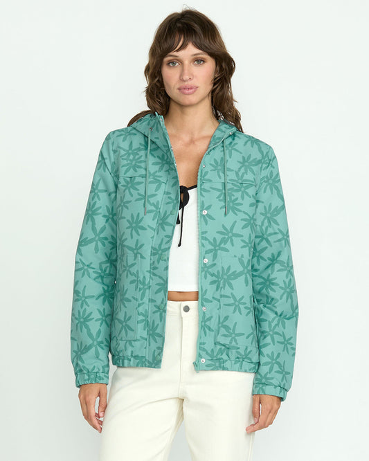 Women's Enemy Stone Jacket Stormy Blue - Volcom