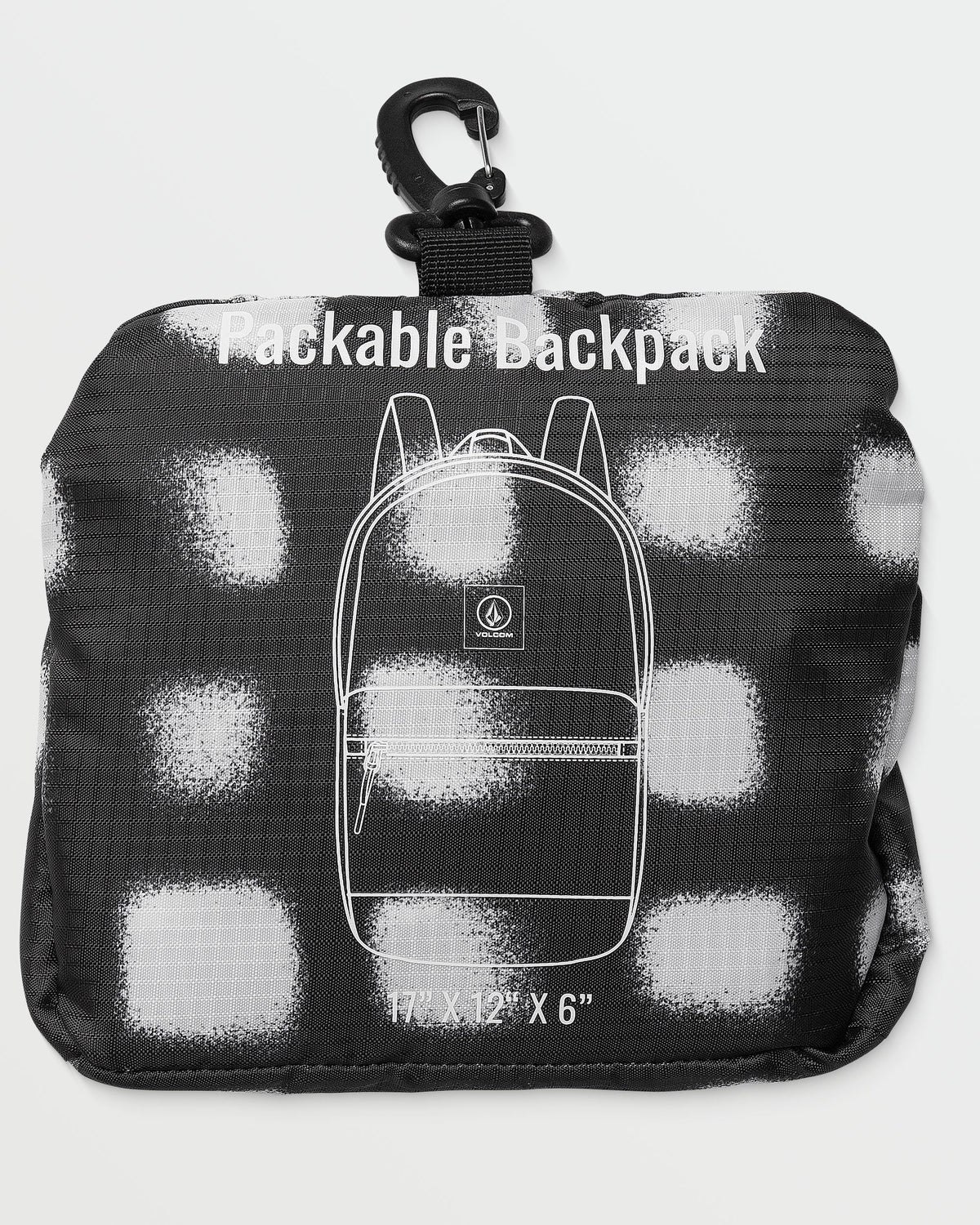 Bt Packable Backpack Black/White - Volcom