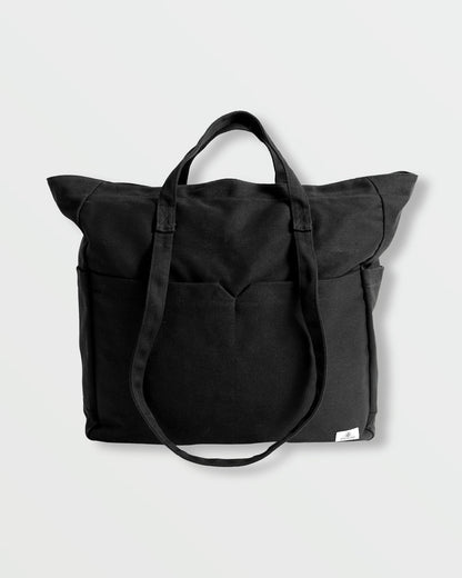 Schoolyard Canvas Tote New Black - Volcom