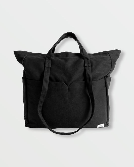Schoolyard Canvas Tote New Black - Volcom