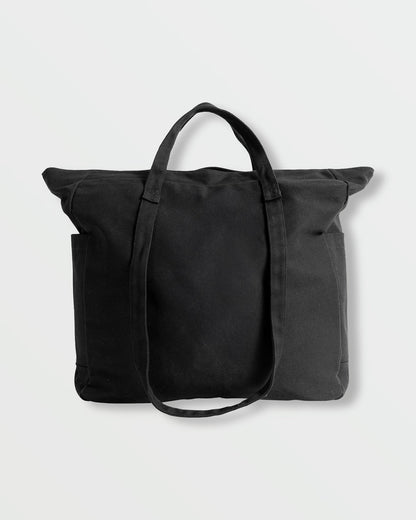 Schoolyard Canvas Tote New Black - Volcom