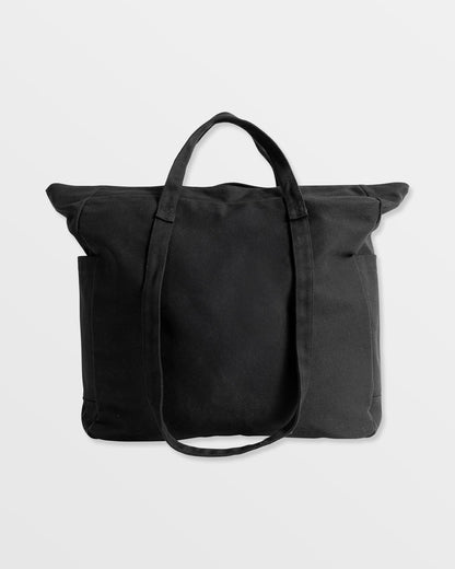 Schoolyard Canvas Tote New Black - Volcom