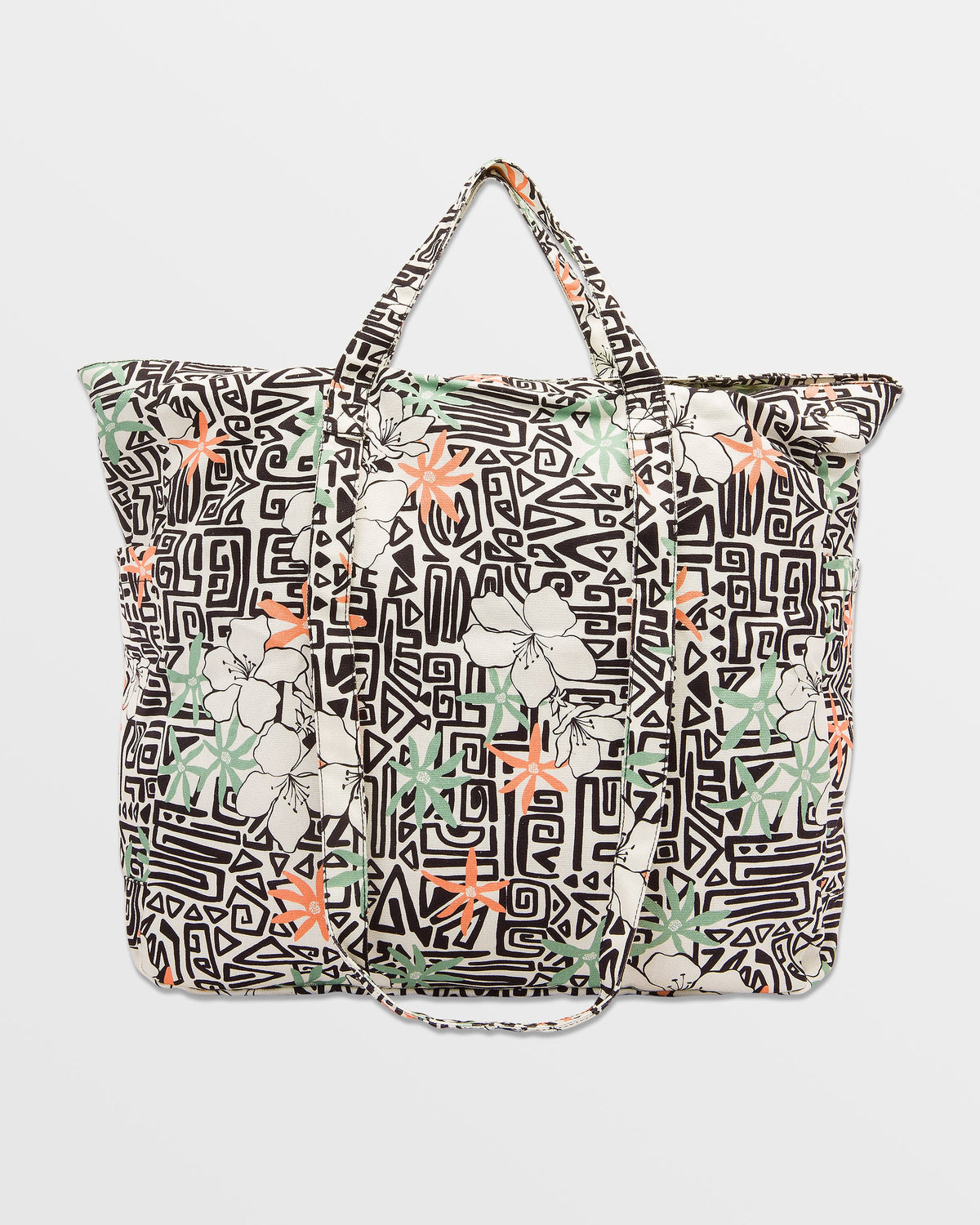Schoolyard Canvas Tote Star White - Volcom