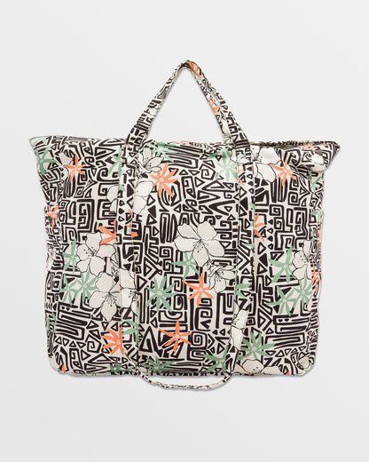 Schoolyard Canvas Tote Star White - Volcom