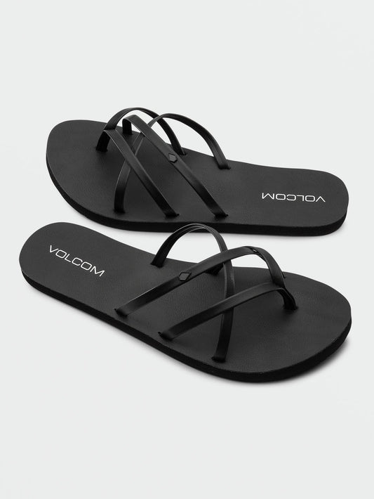 Women's New School II Sandals Black Out - Volcom
