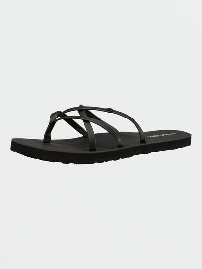 Women's New School II Sandals Black Out - Volcom