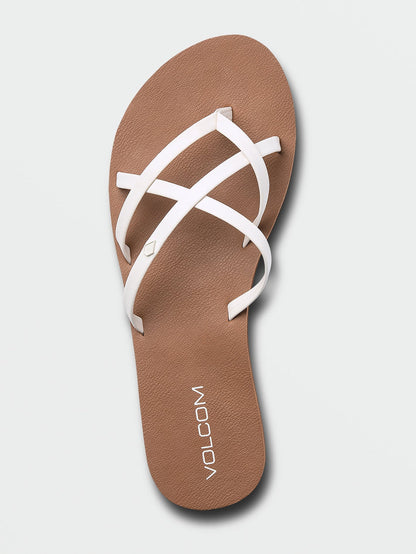 Women's New School II Sandals White - Volcom