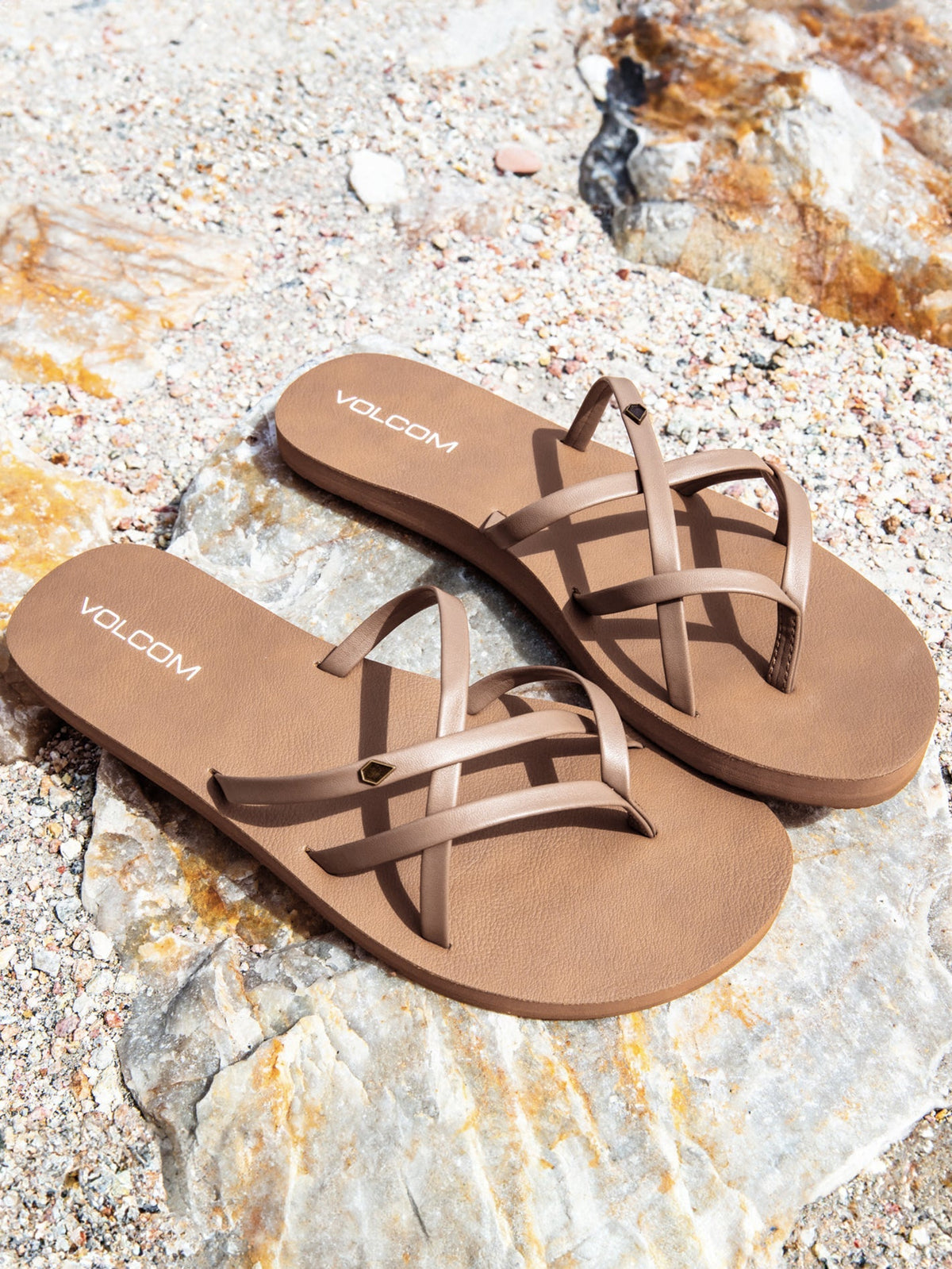 Women's New School II Sandals Natural - Volcom