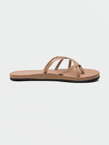 Women's New School II Sandals Natural - Volcom