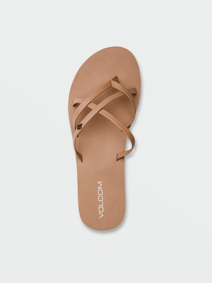 Women's New School II Sandals Natural - Volcom