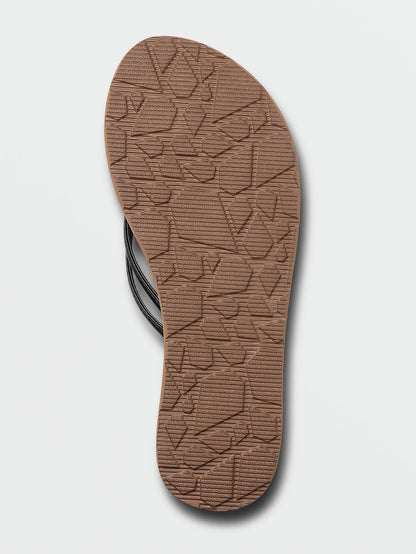 Women's Forever and Ever II Sandals Black - Volcom