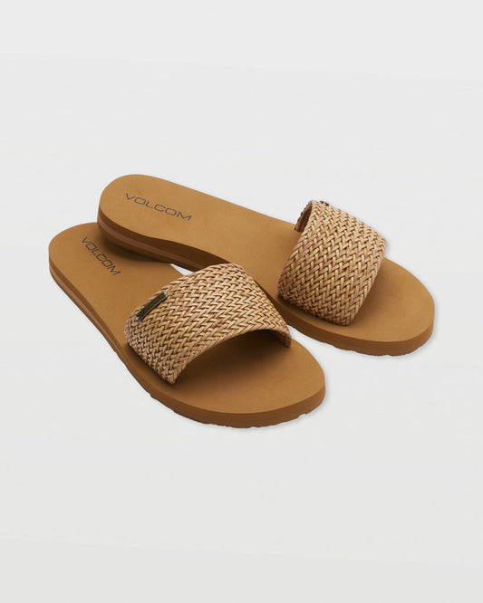 Women's Simple Slide Braid Cognac - Volcom