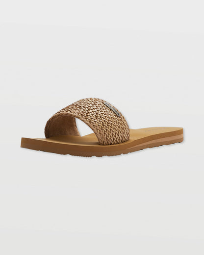 Women's Simple Slide Braid Cognac - Volcom