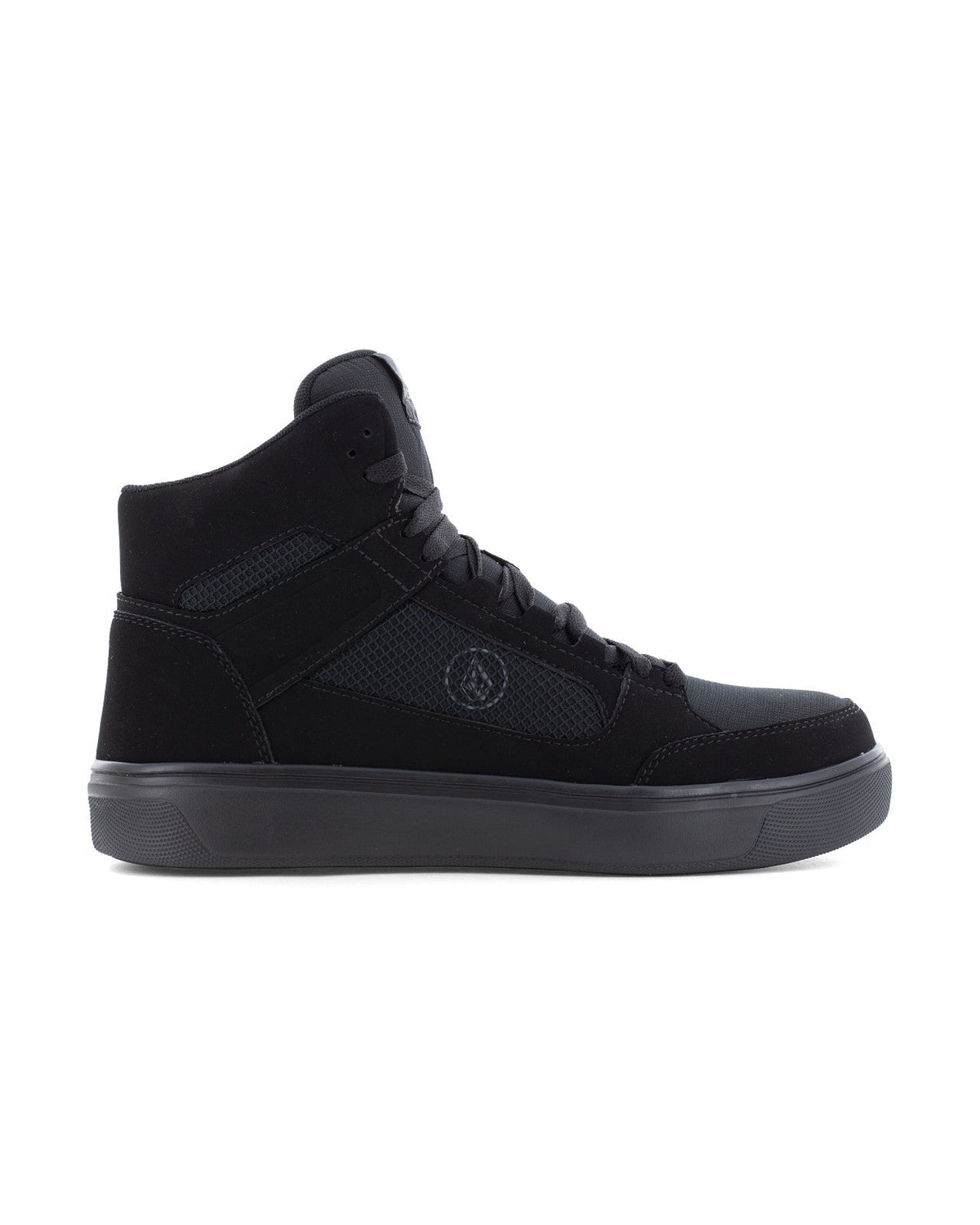 Women's Evolve Safety Toe High Top Work Sneakers Triple Black - Volcom