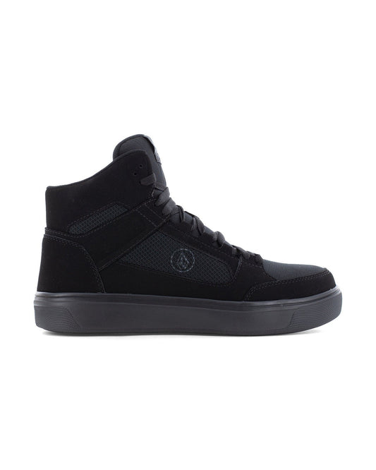 Women's Evolve Safety Toe High Top Work Sneakers Triple Black - Volcom
