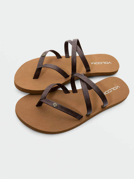 Women's Easy Breezy II Sandals Brown - Volcom