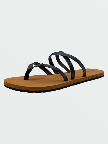 Women's Easy Breezy II Sandals Black - Volcom