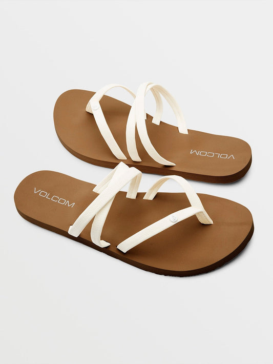 Women's Easy Breezy II Sandals White - Volcom