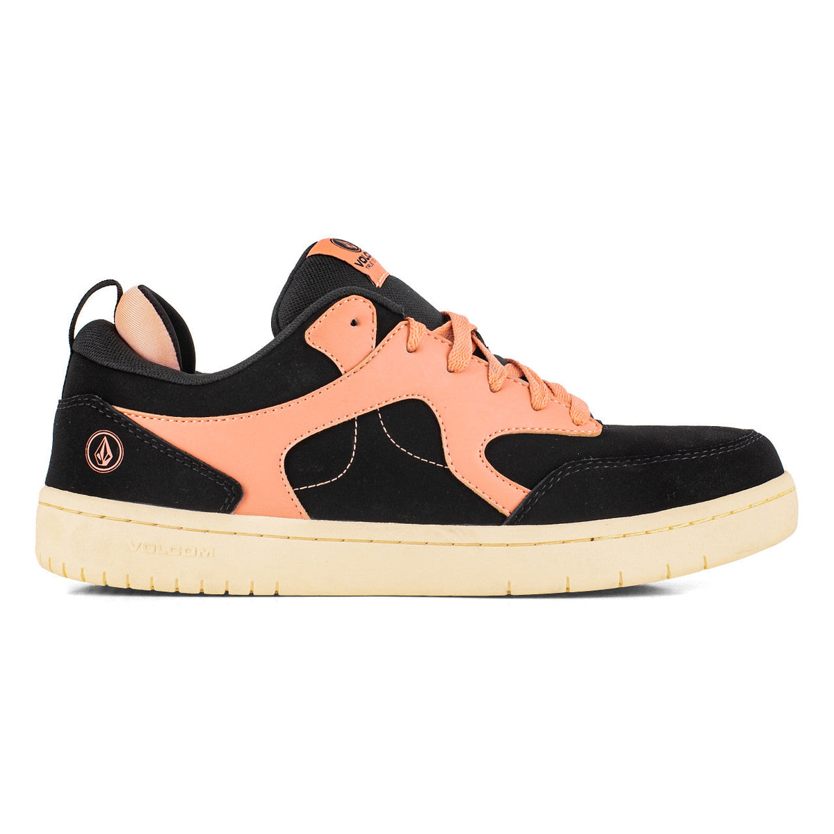 Women's Vitals Work Sneakers Black and Clay Orange - Volcom