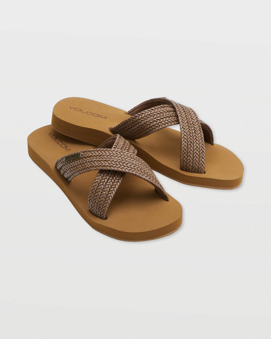Women's Volcom Double Cross Dark Brown - Volcom