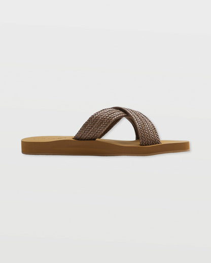 Women's Volcom Double Cross Dark Brown - Volcom