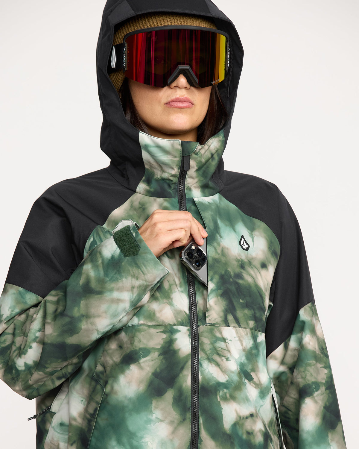 Women's Agate Insulated Jacket Shamrock Heather - Volcom