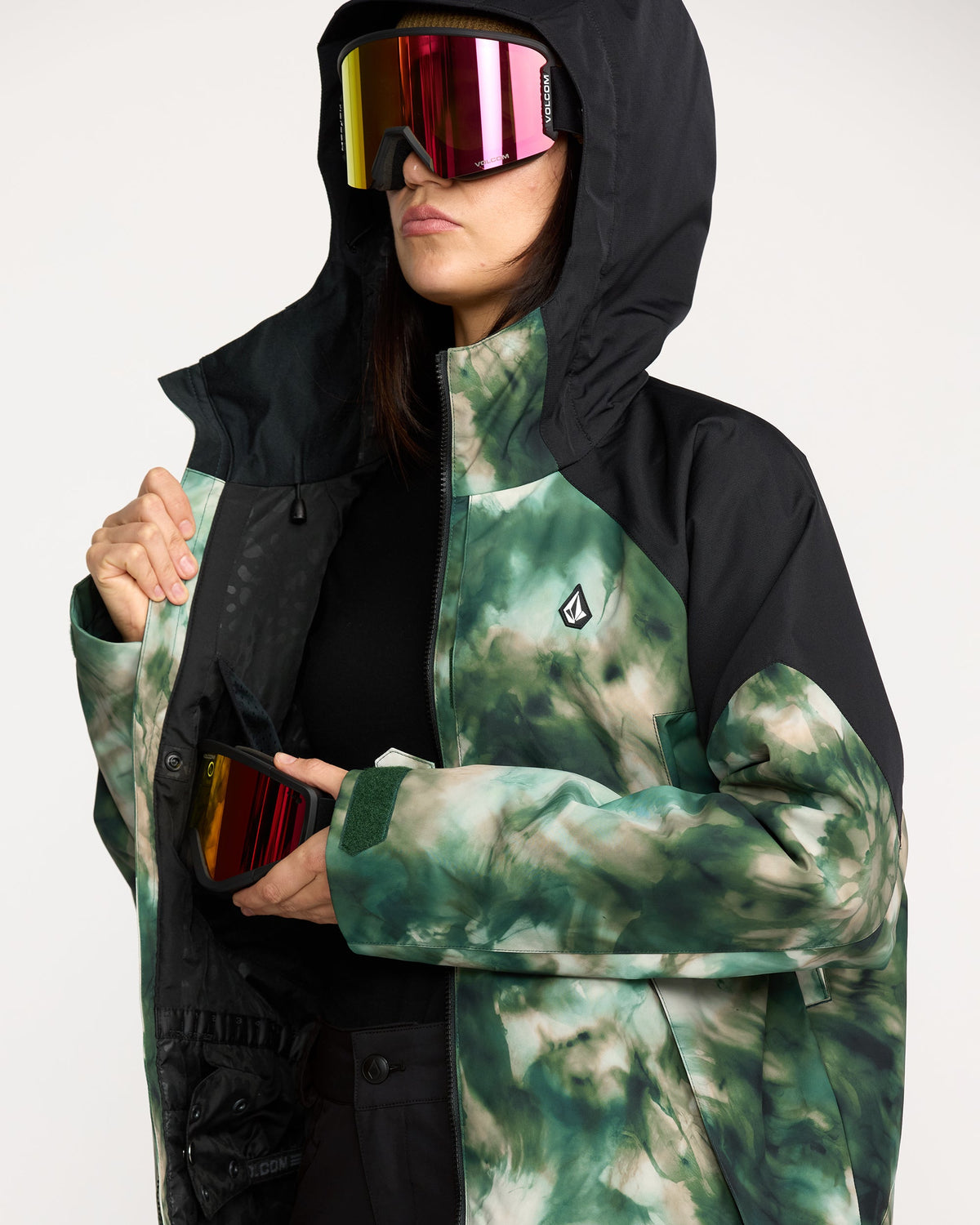 Women's Agate Insulated Jacket Shamrock Heather - Volcom