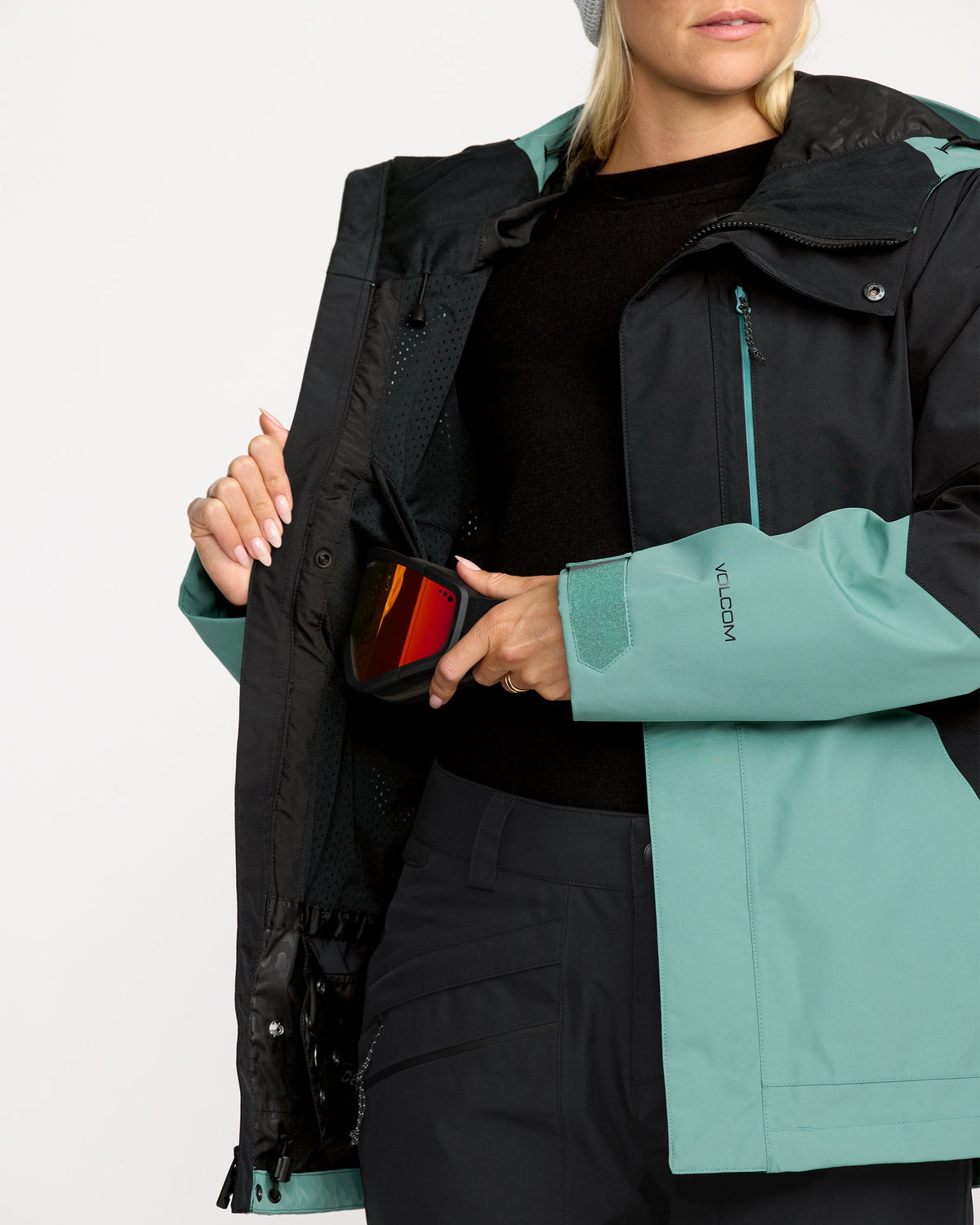 Women's V.Co Tech Eras Gore-Tex Insulated Jacket Arctic Blue - Volcom
