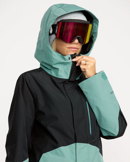 Women's V.Co Tech Eras Gore-Tex Insulated Jacket Arctic Blue - Volcom