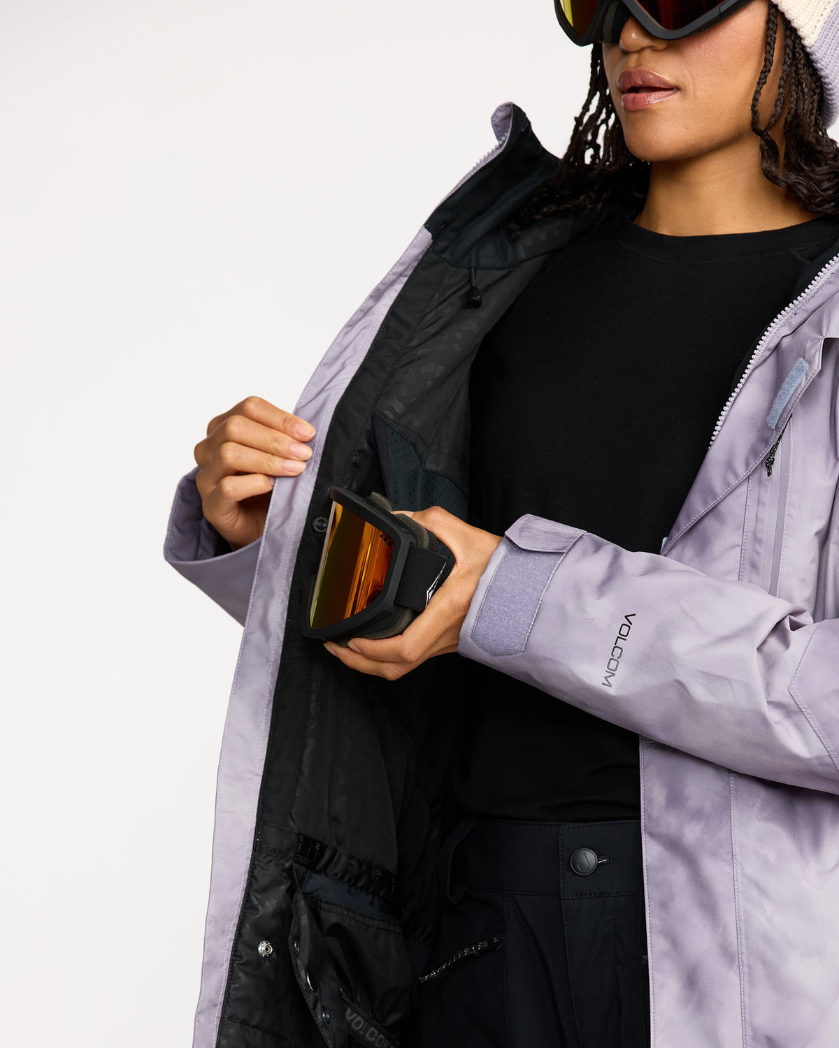 Women's V.Co Tech Eras Gore-Tex Insulated Jacket Lavender Aura - Volcom