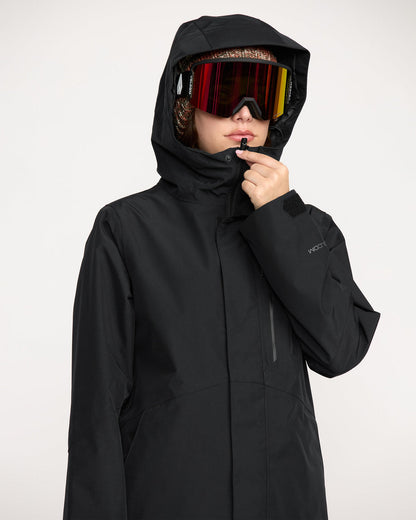 Women's V.Co Tech Eras Gore-Tex Insulated Jacket Black - Volcom