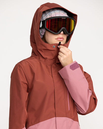 Women's V.Co Tech Eras Gore-Tex Insulated Jacket Henna - Volcom