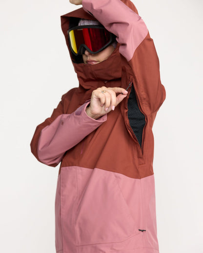 Women's V.Co Tech Eras Gore-Tex Insulated Jacket Henna - Volcom