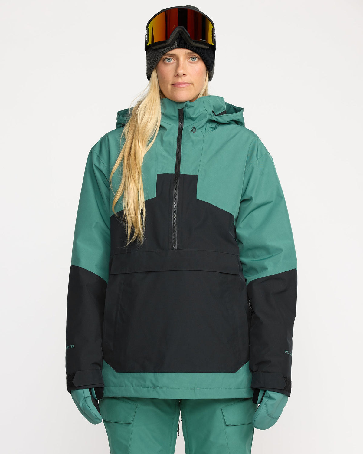Women's Fern Ins Gore Pullover Spruce Green - Volcom